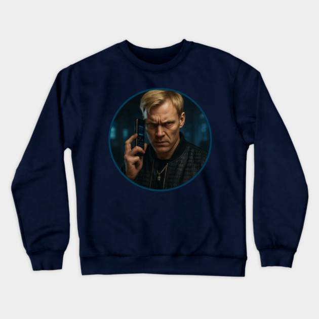 Bobby Lane – The Caller Avenger Crewneck Sweatshirt by THE CRYPTO PONZI SCHEME AVENGER