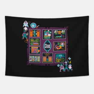 Haunted Mansion Clue Tapestry