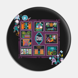 Haunted Mansion Clue Pin