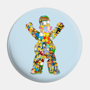 HOMER DOODLE Pin