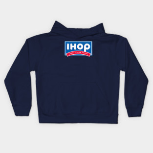 Funny Pancake House Logo Parody | 'Looks Kinda Sticky' Spoof Tee Kids Hoodie