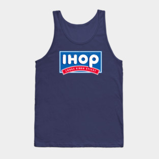 Funny Pancake House Logo Parody | 'Looks Kinda Sticky' Spoof Tee Tank Top