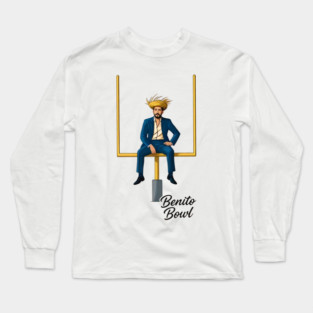 Benito Bowl - Bad Bunny Halftime Super Bowl 2026, Puerto Rican Football Tee, Bad Bunny Long Sleeve T-Shirt