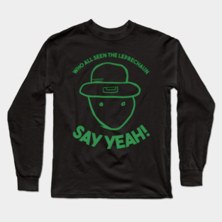 Amateur Leprechaun Sketch Mobile Alabama St Patrick's Long Sleeve T-Shirt
