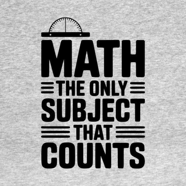 Math The Only Subject That Counts by Frank Ring