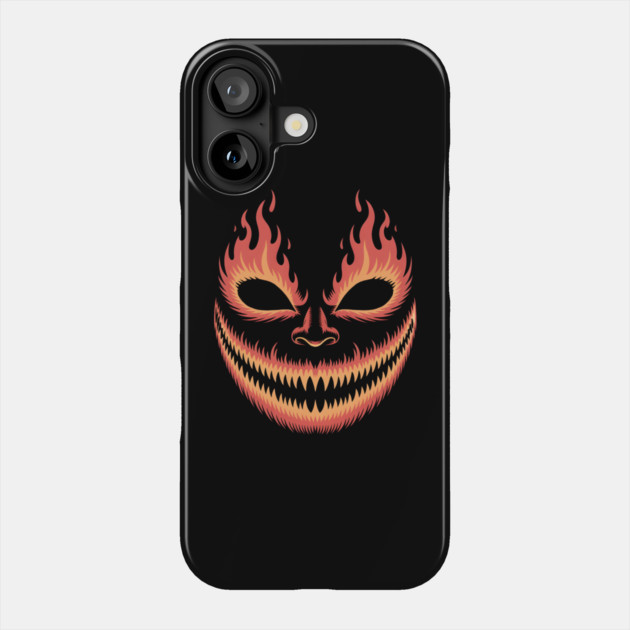 Fiery Grin Phone Case by norhando