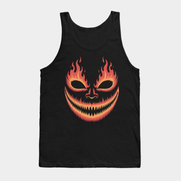 Fiery Grin Tank Top by norhando