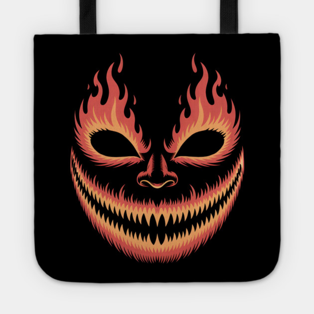 Fiery Grin Tote by norhando