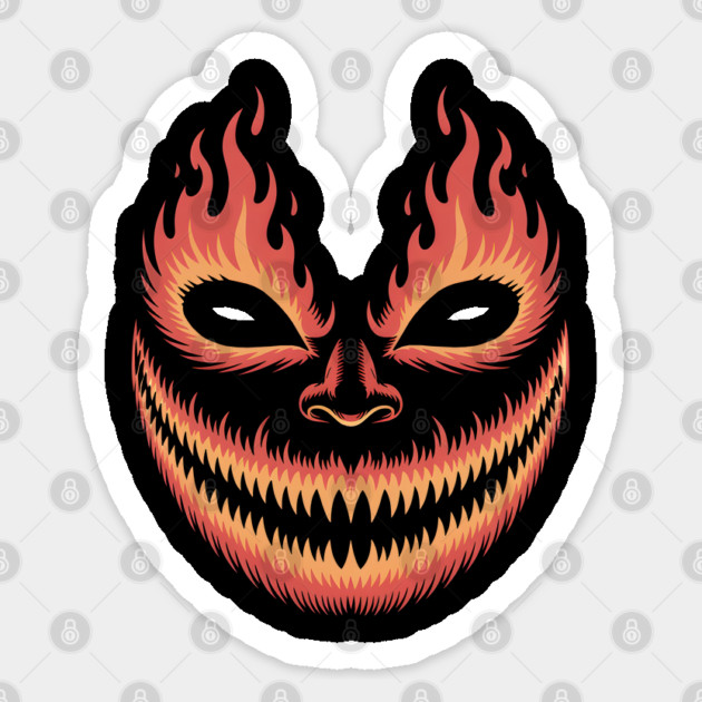 Fiery Grin Sticker by norhando