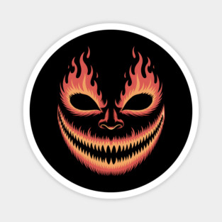 Fiery Grin Magnet