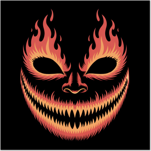 Fiery Grin Wall Art by norhando