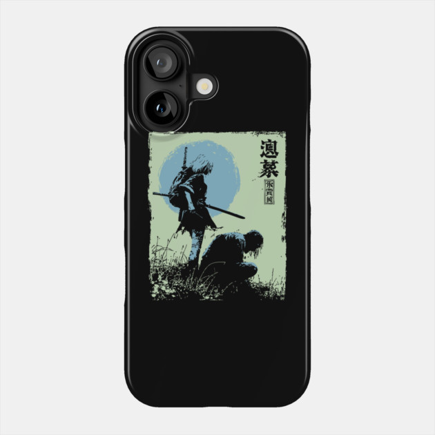 Girl Samurai Warrior Dark Fantasy Ukiyo-e Art Phone Case by TuncGK