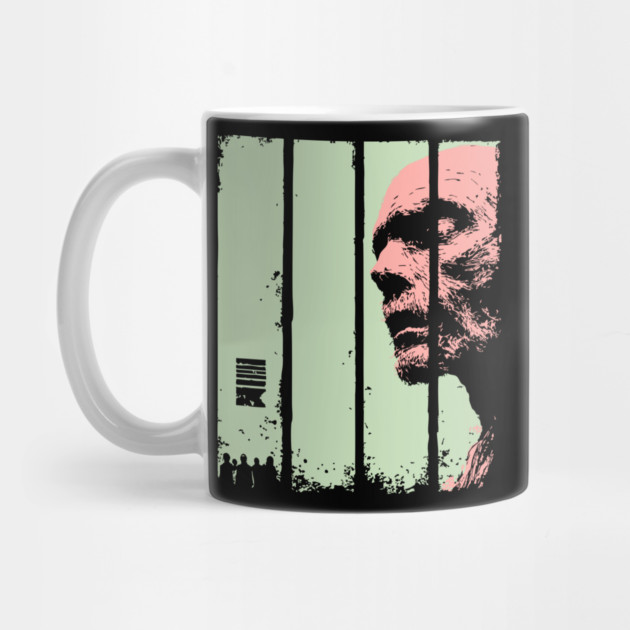 Split Face Zombie Vintage Japanese Horror Graphic by TuncGK