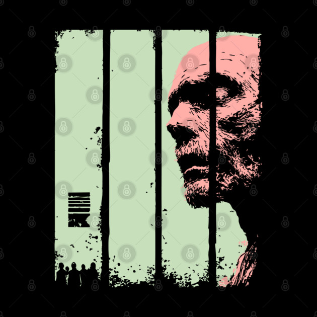 Split Face Zombie Vintage Japanese Horror Graphic by TuncGK