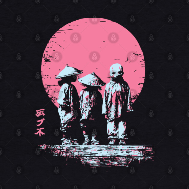 Mysterious Yokai Spirits Under a Pink Moon by TuncGK