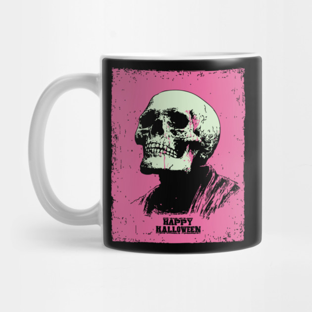 Happy Halloween Skull Vintage Ukiyo-e Graphic by TuncGK