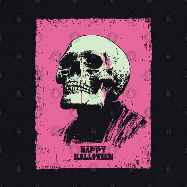 Happy Halloween Skull Vintage Ukiyo-e Graphic by TuncGK