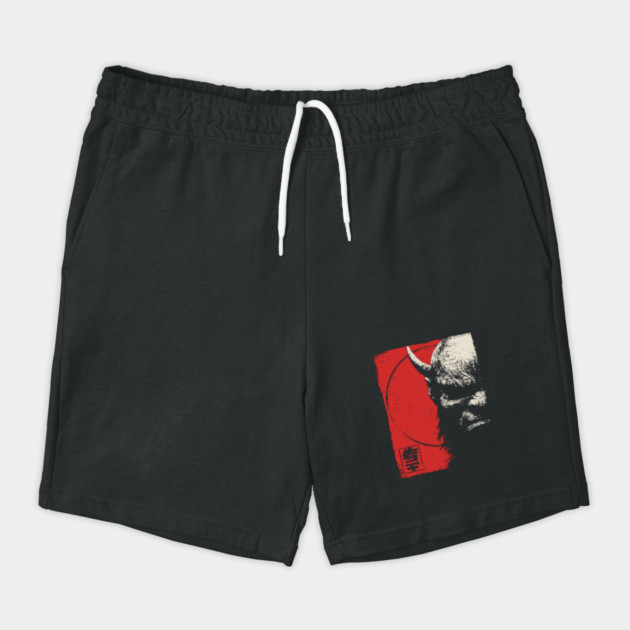 Menacing Oni Demon Japanese Folklore Ukiyo-e Art by TuncGK