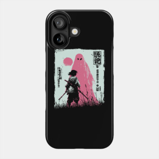 Samurai Warrior Versus Yokai Ghost Ukiyo-e Art Phone Case