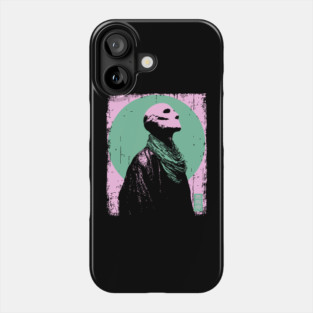 Zen Skeleton Monk Meditating Ukiyo-e Pop Art Phone Case