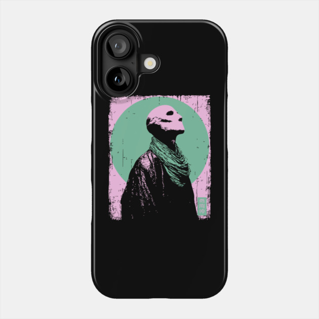 Zen Skeleton Monk Meditating Ukiyo-e Pop Art Phone Case by TuncGK