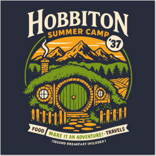 Hobbiton Summer Camp ’37 – Second Breakfast Adventure Posters and Art