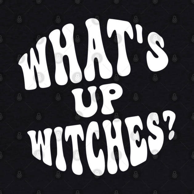 What’s Up Witches? Funny Retro Halloween Wordplay by Butter Creative