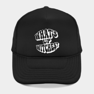 What’s Up Witches? Funny Retro Vintage Grunge Halloween Hat