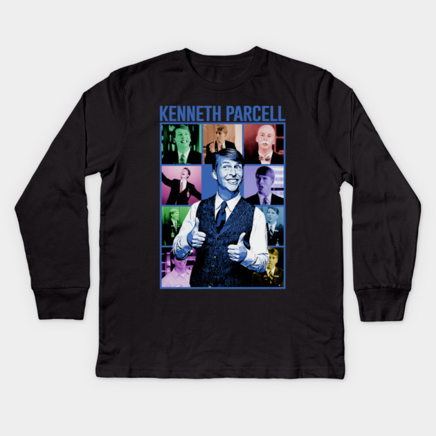 Iconic Collage Collection // Kenneth Parcell Kids Long Sleeve T-Shirt by Tv Moments