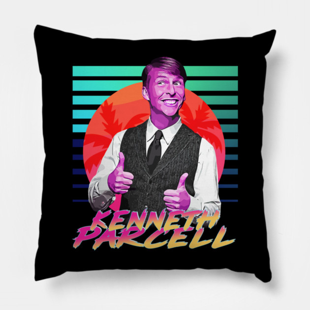 Neon Dreams Series // Kenneth Parcell Pillow by Tv Moments