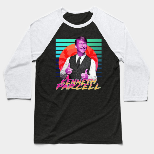 Neon Dreams Series // Kenneth Parcell Baseball T-Shirt by Tv Moments