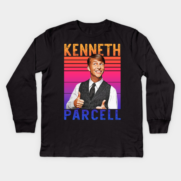 Retro Pop Classics // Kenneth Parcell Kids Long Sleeve T-Shirt by Tv Moments