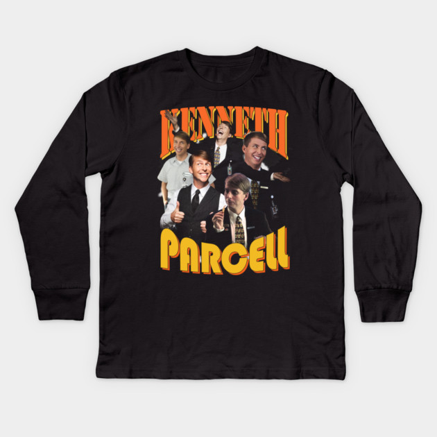 Kenneth Parcell Bootlegger Kids Long Sleeve T-Shirt by Tv Moments