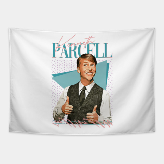 Vapor Pop 90s // Kenneth Parcell Tapestry by Tv Moments