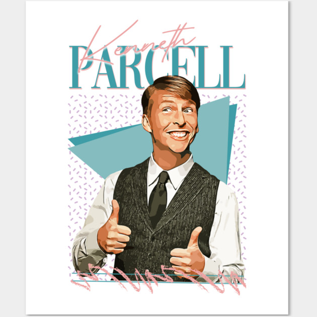 Vapor Pop 90s // Kenneth Parcell Wall Art by Tv Moments