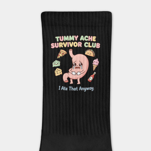 Tummy Ache Survivor Club – I Ate That Anyway | Cute Funny Food Lover by ArtistTee ⭐⭐⭐⭐⭐
