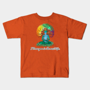 I'll See You in the Next Life - meditation tree Kids T-Shirt