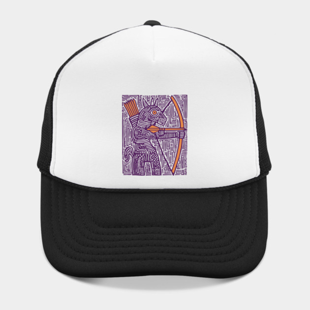 Greek Mythology Centaur Archer Folk Art by TuncGK