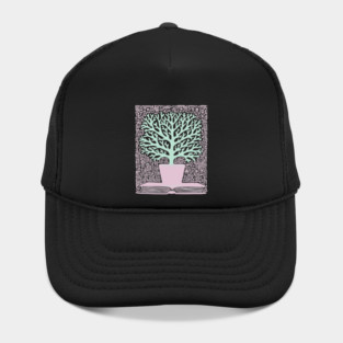 Tree of Knowledge From Book Folk Art Hat