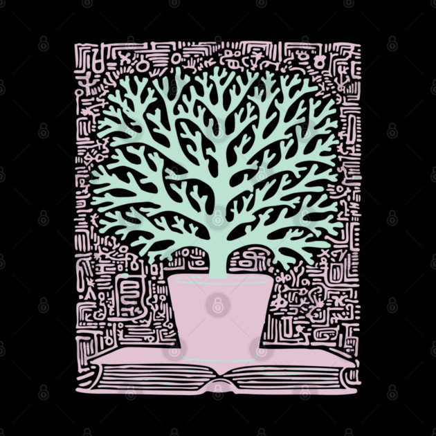 Tree of Knowledge From Book Folk Art by TuncGK
