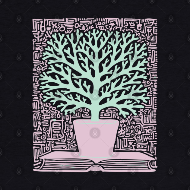 Tree of Knowledge From Book Folk Art by TuncGK