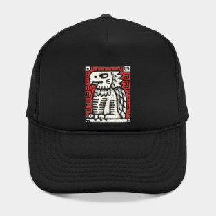 Ancient Griffin Crest Woodcut Hat