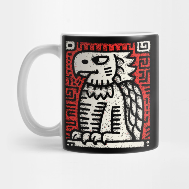 Ancient Griffin Crest Woodcut by TuncGK