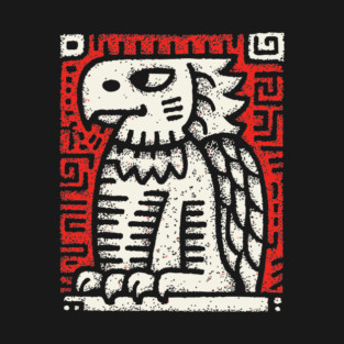 Ancient Griffin Crest Woodcut T-Shirt