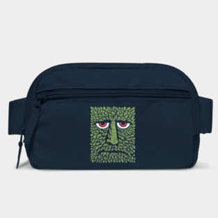 Green Man Forest Spirit Woodcut Bag