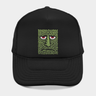 Green Man Forest Spirit Woodcut Hat