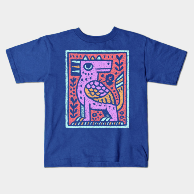Cute Baby Griffin Mythical Creature Kids T-Shirt by TuncGK