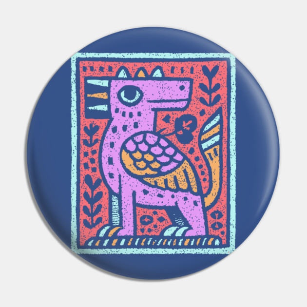 Cute Baby Griffin Mythical Creature Pin by TuncGK