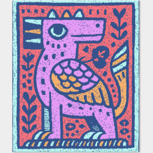 Cute Baby Griffin Mythical Creature Posters and Art