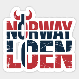 Loen Norway Sticker